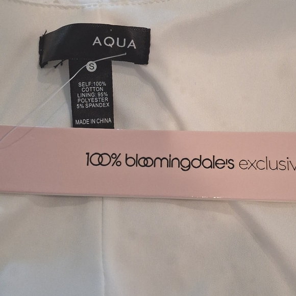 Aqua Eyelet Ruffle Hem Sleeveless Scoop Neck Dress - Picture 12 of 12